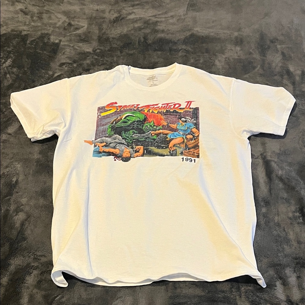 PacSun Street Fighter II Graphic T-Shirt Men’s Large white